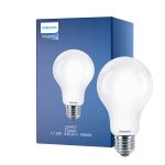 Philips Classic LED Bulb E27 Pear Frosted 17.5W 2452lm - 840 Cool White | Replaces 150W
