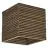 Ledvance Decor Wall and Ceiling Light Square Brown | Suitable for 1x E27
