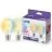 Duopack 2x WiZ Smart LED E27 Pear Filament 7W 806lm | Best Colour Rendering - Dimmable - Replaces 60W